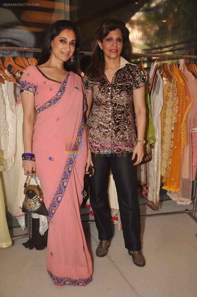 Lucky Morani, Bina Aziz at the launch of Bhagyashree's store in Juhu, Mumbai on 25th April 2012