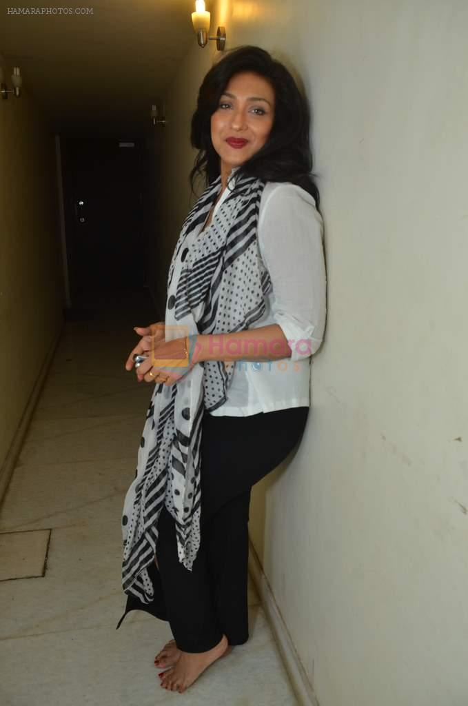 Rituparna Sengupta at Teen Kaniya song recording in Kailasha recording studio on 27th April 2012