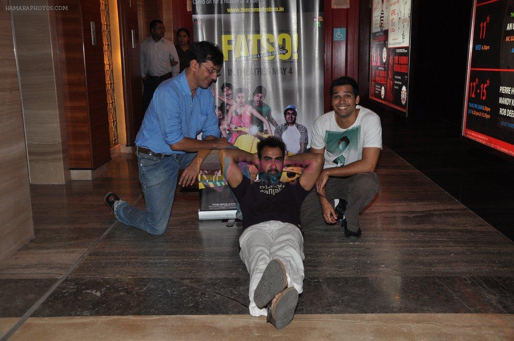 Ranvir Shorey, Rajat Kapoor at Fatso promotions in Comedy Store, Palladium on 27th April 2012