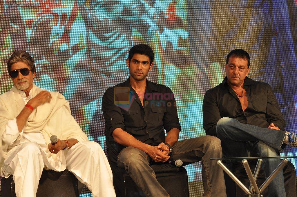 Amitabh Bachchan, Sanjay Dutt, Rana Daggubati at Department press conference in Mehboob Studio, Mumbai on 28th April 2012