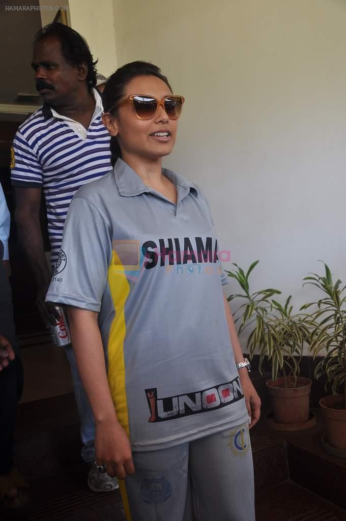 Rani Mukherjee at Junnon match organised by Roataract Club of HR College on 1st May 2012