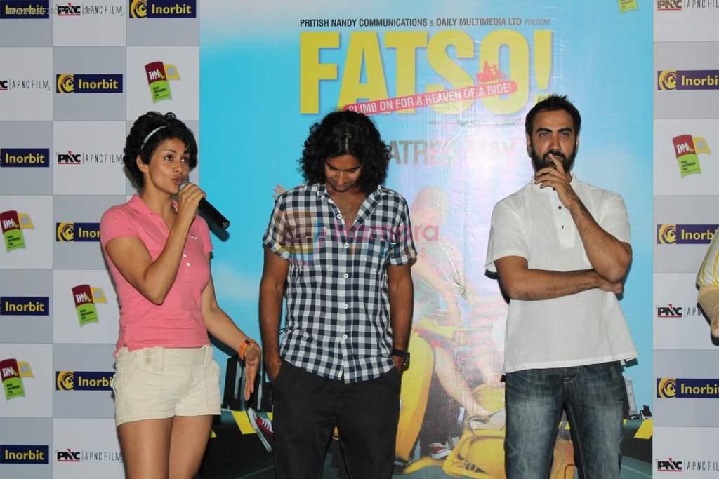 Gul Panag, Purab Kohli, Ranvir Shorey at Fatso film promotions in Inorbit Mall on 1st May 2012