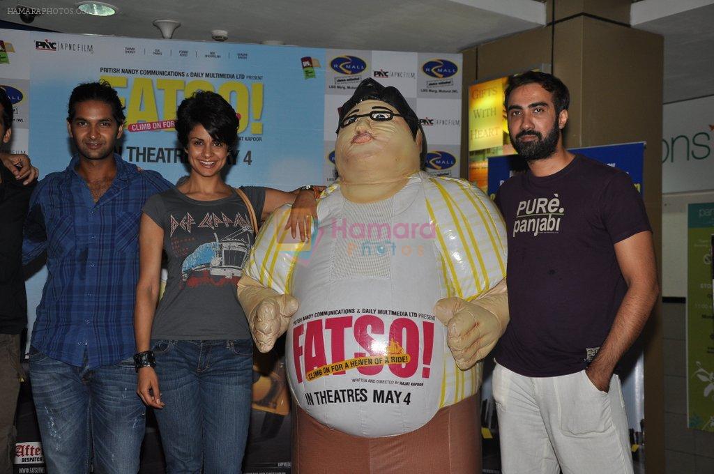 Gul Panag, Purab Kohli, Ranvir Shorey at Fatso promotions in R-Mall, Mulund, Mumbai on 2nd May 2012