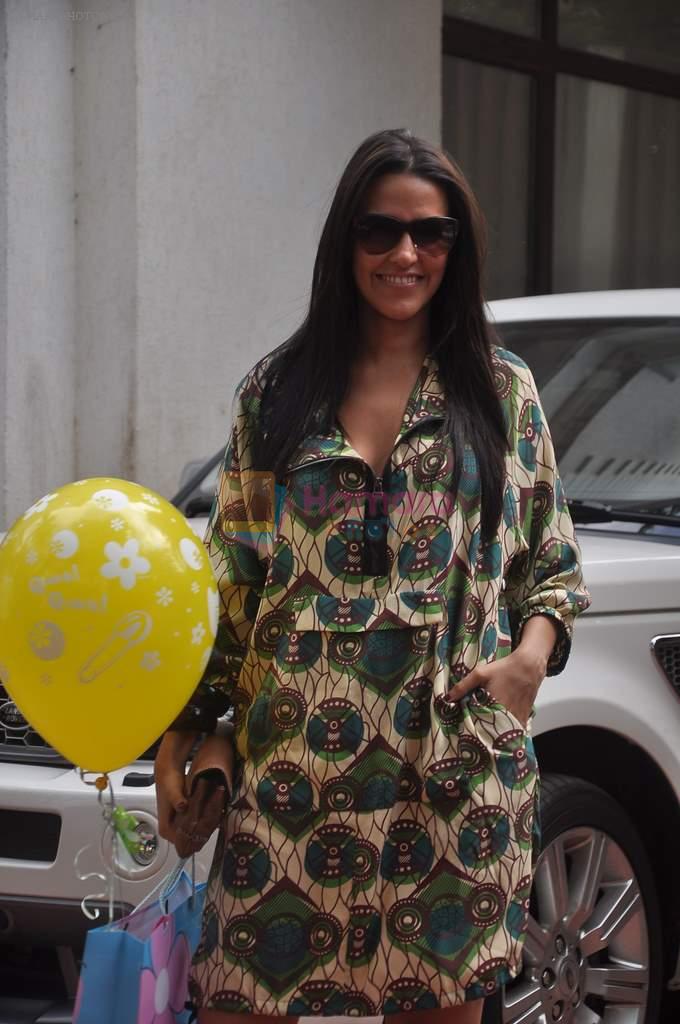 Neha Dhupia at Shilpa Shetty's baby shower ceremony in Juhu, Mumbai on 3rd May 2012