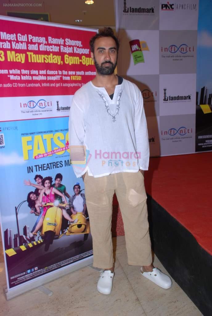 Ranvir Shorey at Fatso film promotions in Cinemax, Mumbai on 3rd May 2012
