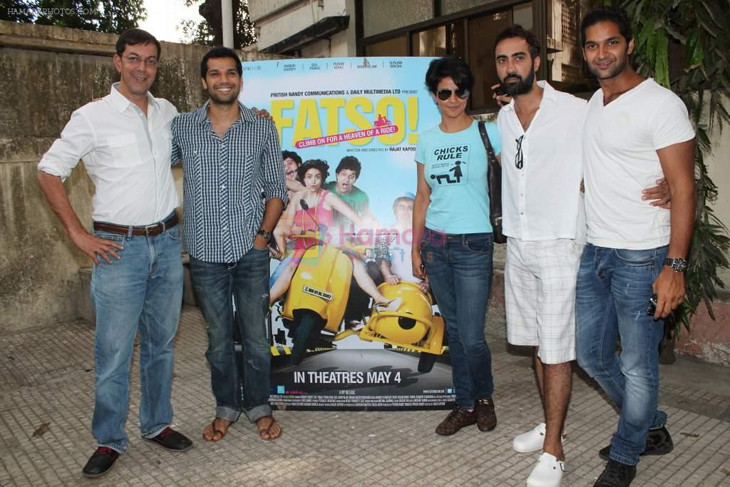 Gul Panag, Purab Kohli, Ranvir Shorey, Rajat Kapoor at Fatso special screening for kids in Ketnav, Mumbai on  4th May 2012