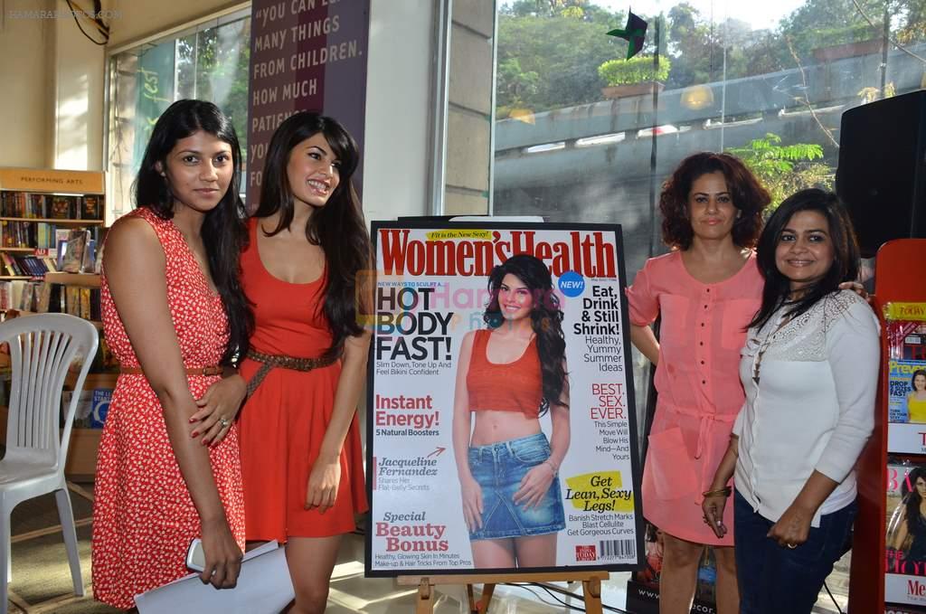 Jacqueline Fernandez launches Women's Health new cover in Crossword, Mumbai on 4th May 2012
