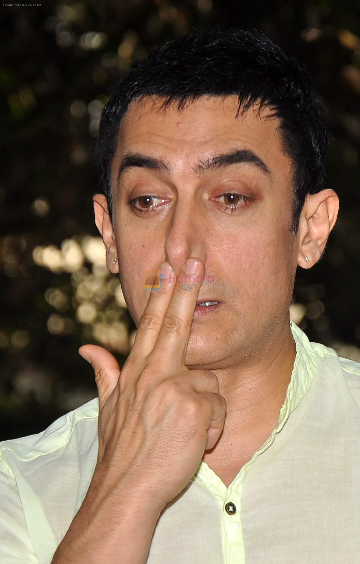 Aamir Khan discusses Satyamev Jayate with media on 6th May 2012