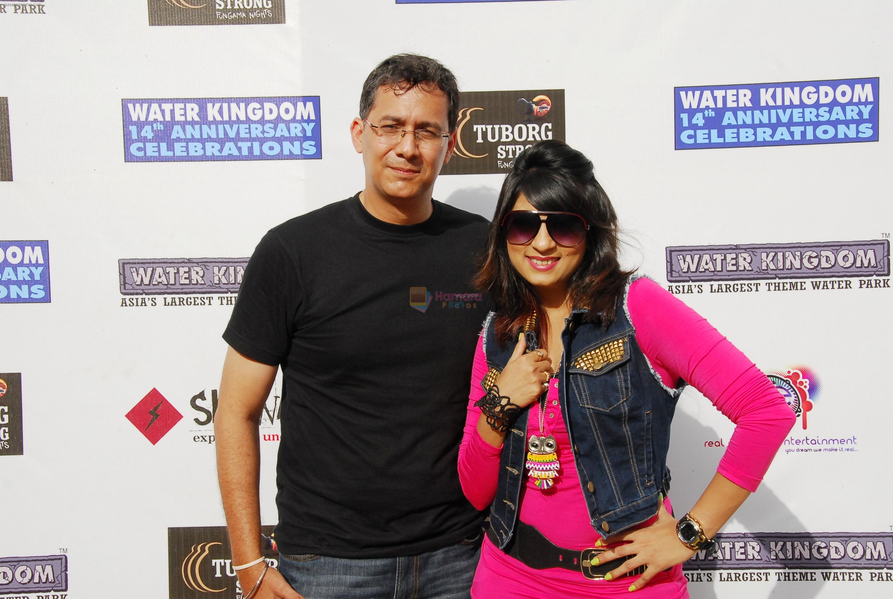 Bhushan Motiani and DJ Rink at the 14th anniversary at The Water Kingdom in Mumbai on 6th May 2012