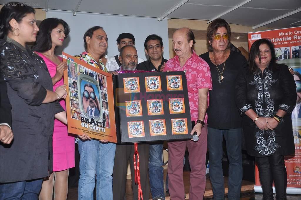 Anupam Kher, Shakti Kapoor, Bhairavi Goswami at Bhatti on Chutti msuic launch in Fun Republic on 7th May 2012