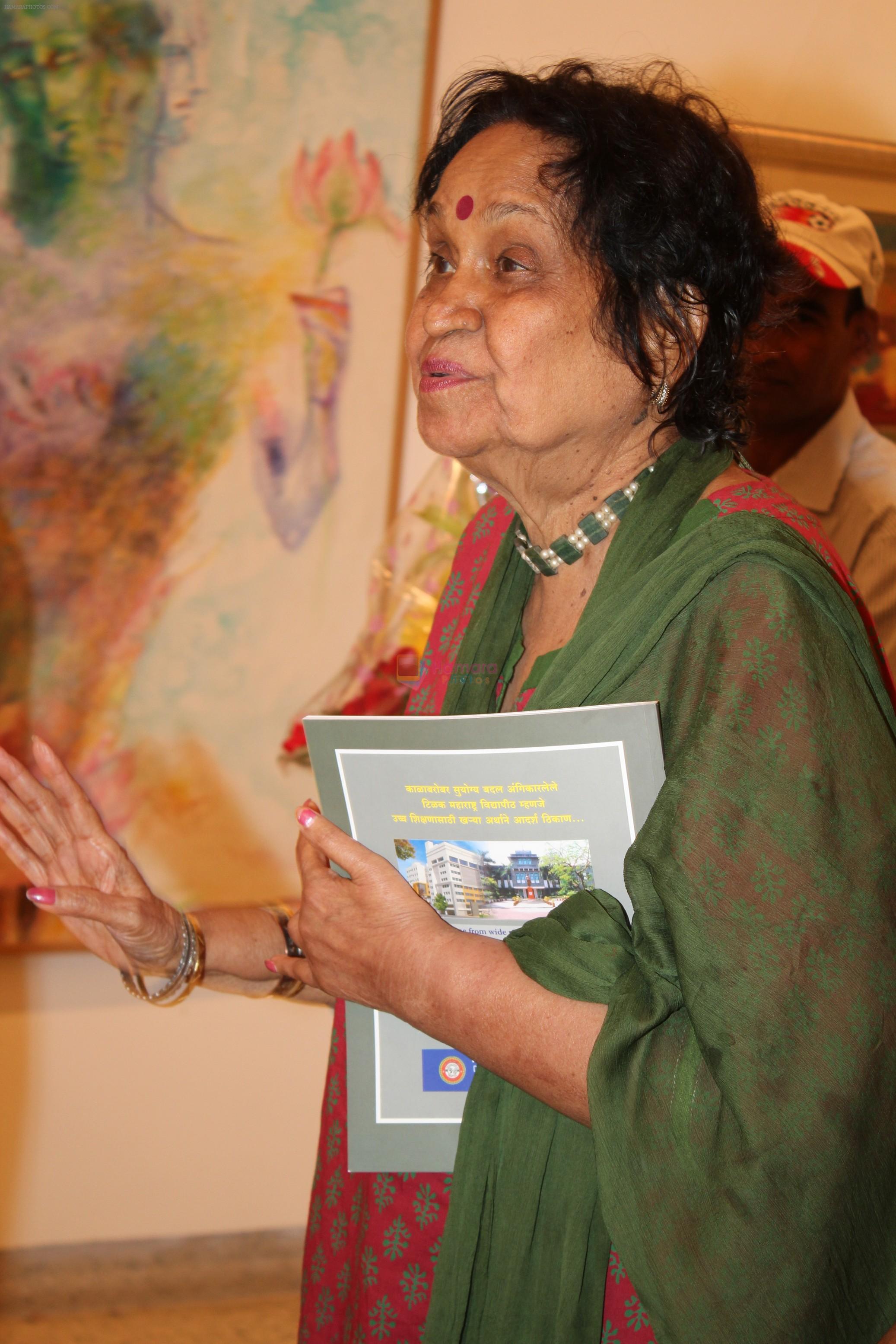 Anjolie_Ela_Menon at Rejuvenation 2012 � An exhibition of Sculptures by Basudeb Biswas & Paintings by Subroto Mandal in Jahangir Art Gallery on 9th May 2012