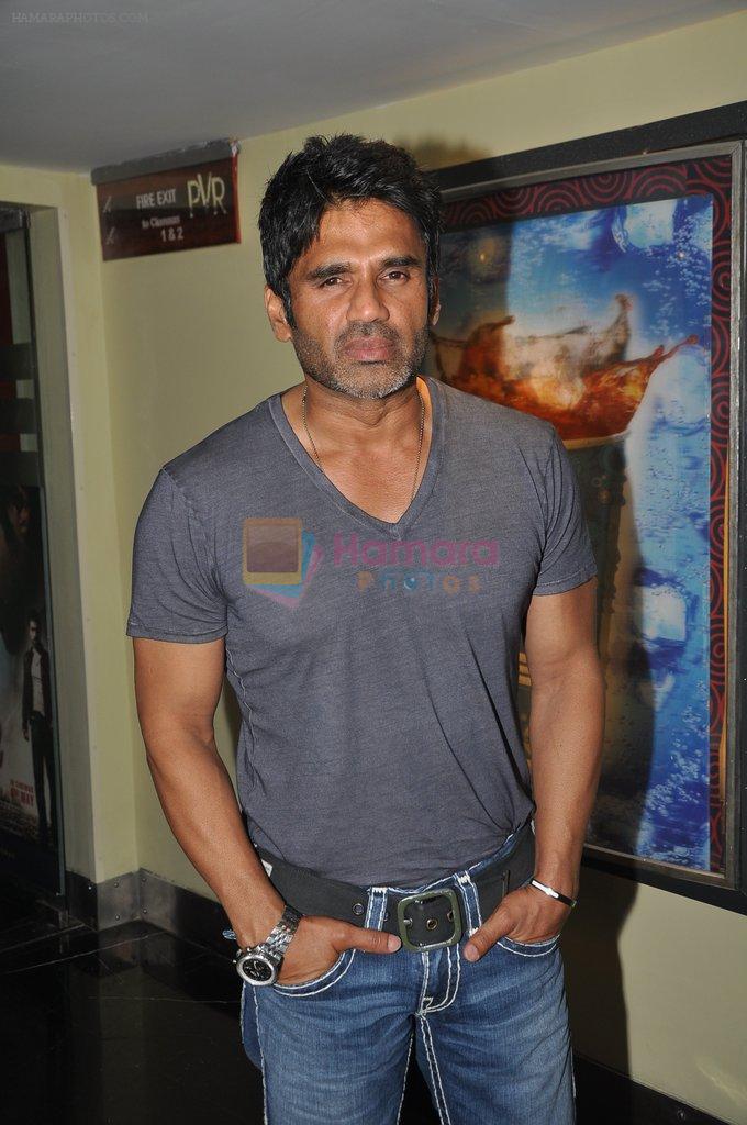 Sunil Shetty at the Premiere of The Forest in PVR, JUhu, Mumbai on 10th May 2012