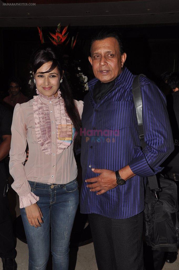 Mithun Chakraborty,  Yuvika Chaudhary at the first look of movie Tukkaa Fit in Novotel, Mumbai on 11th May 2012