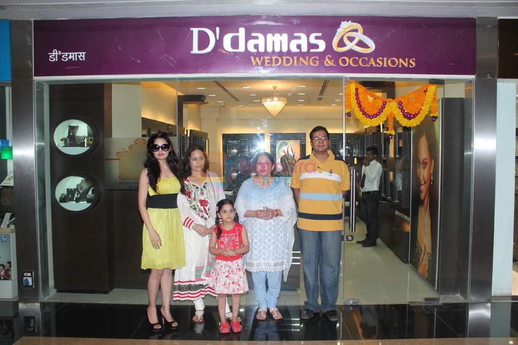 Yuvika Chaudhary at D_damas store in Malad on 11th May 2012