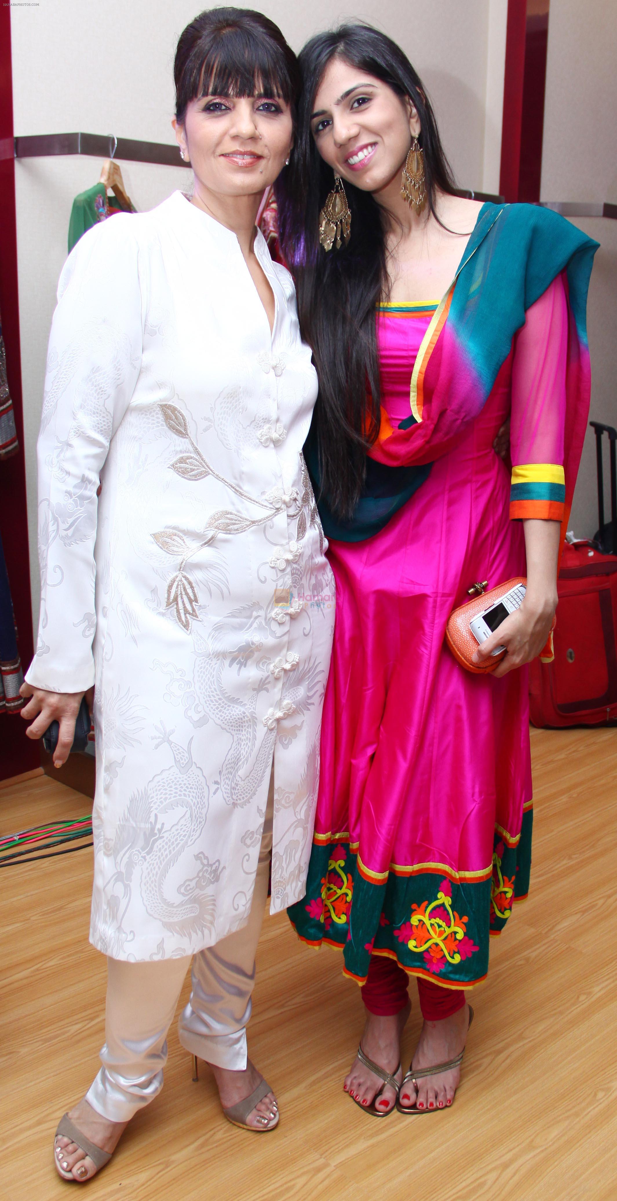Neeta Lulla & Nishka Lulla at the Aza store launch in Ludhiana on 18th May 2012