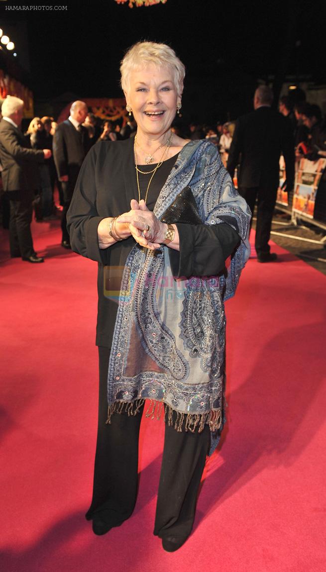 Dame Judi Dench at The Best Exotic Marigold Hotel premiere