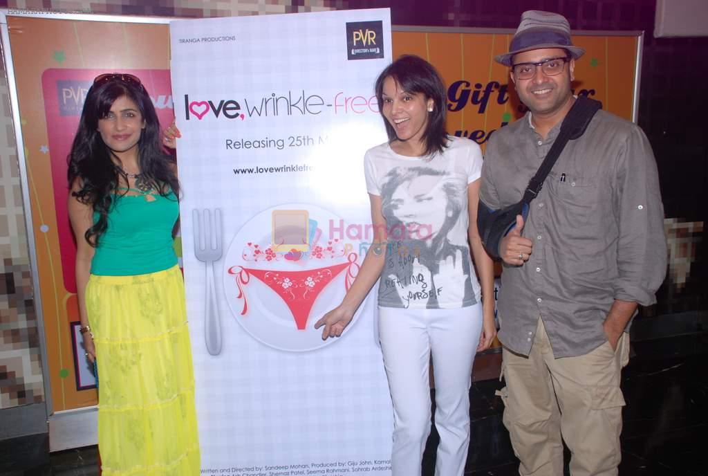 Ash Chandler, Seema Rahmani, Shibani Kashyap at Love Wrinkle Free film screening in PVR, Mumbai on 22nd May 2012