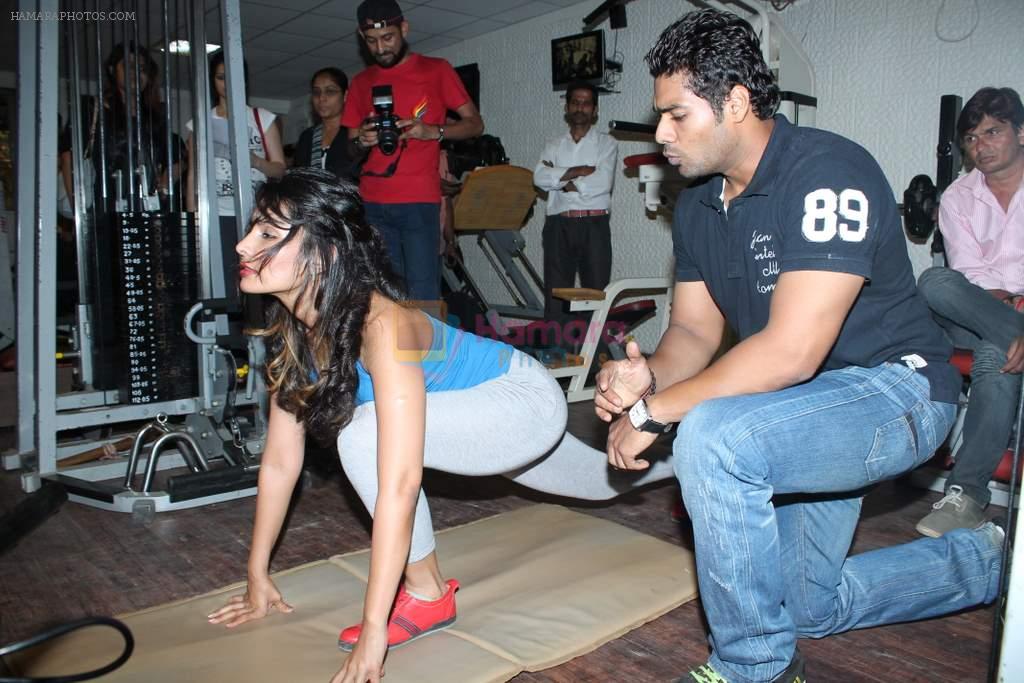 Rachana Shah's fitness workout in Andheri, Mumbai on 23rd May 2012