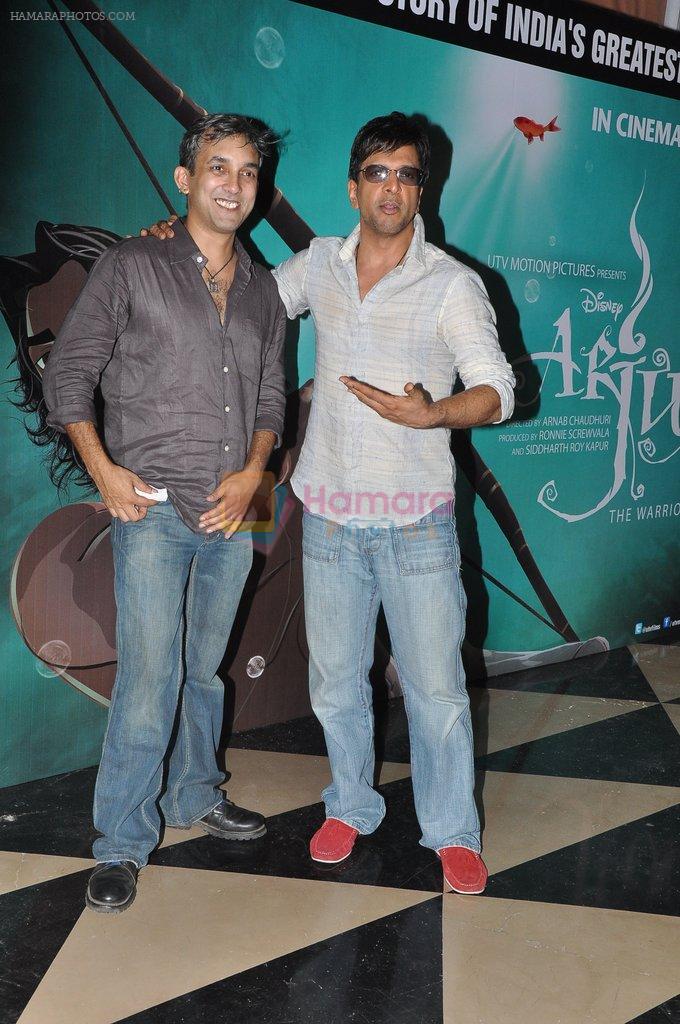 Javed Jaffrey at the premiere of Arjun in PVR,Mumbai on 23rd May 2011