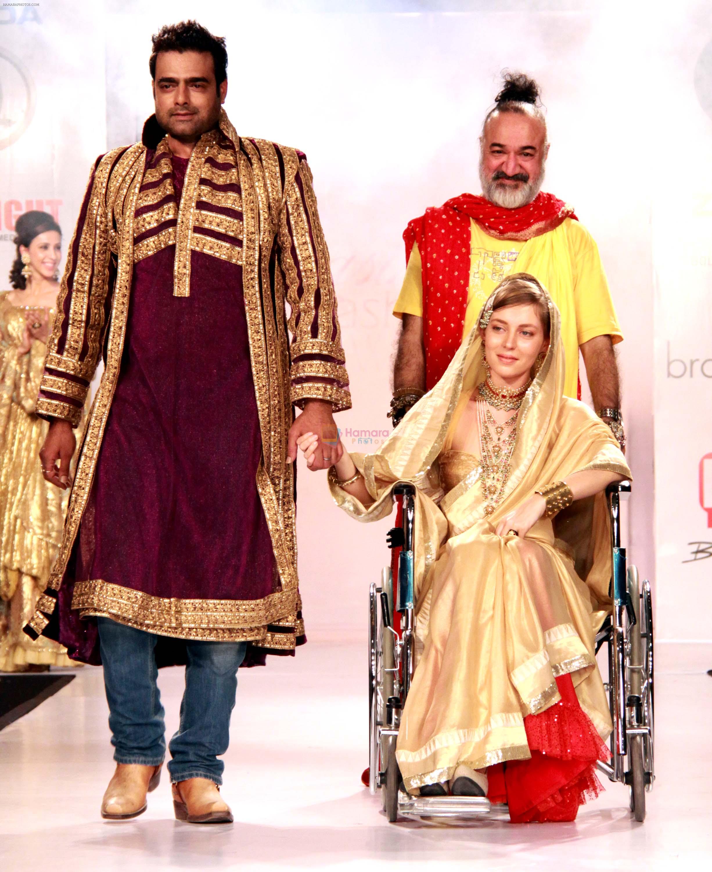 abhimanyu singh,kawaljit singh & alina at day one of Rajasthan Fashion week at Marriott in Jaipur on 24th May 2012