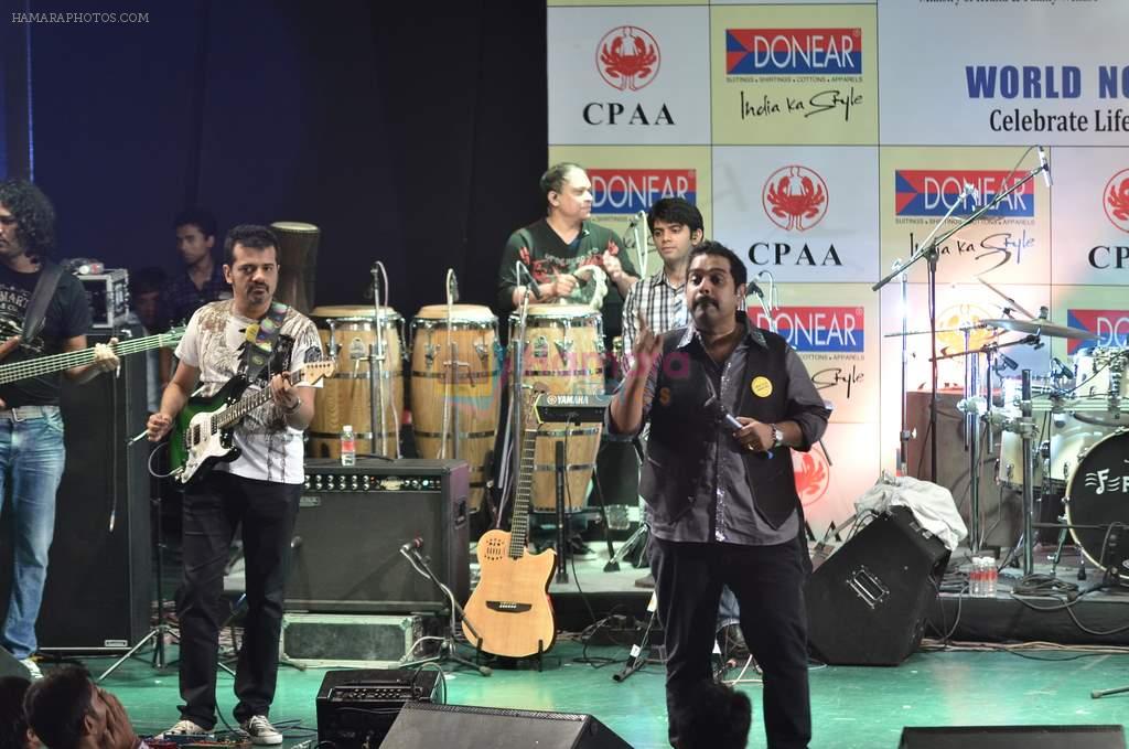 Shankar Mahadevan at Shankar Ehsan Loy CPAA concert in Rangsharda on 27th May 2012