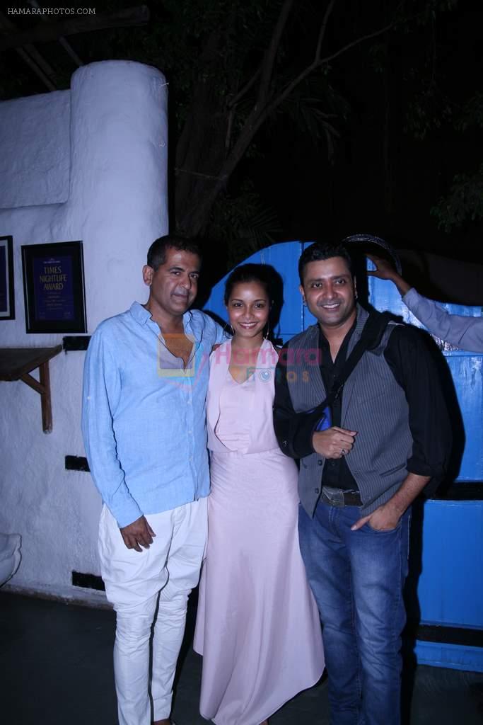 AD Singh,  Junelia Aguiar & Ash Chandler at Olive Bandra Celebrates release of the Film Love, Wrinkle- Free in Mumbai on 29th May 2012