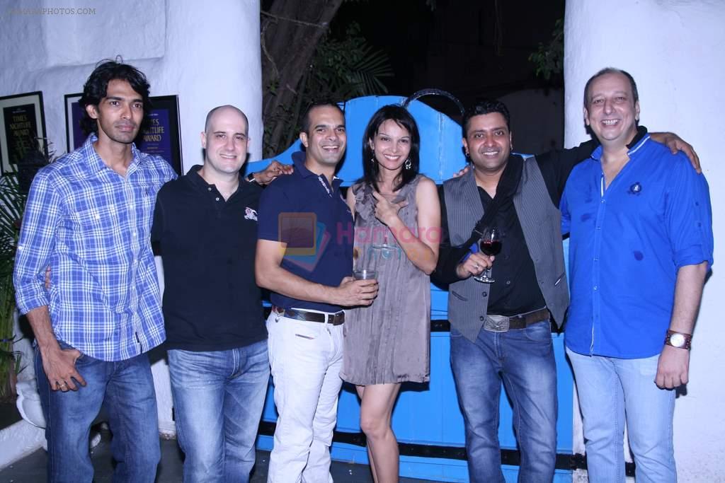 Sandeep Mohan, Ashwin Mushran, Actor Theron D�souza, Seema Rahmani, Ash Chandler, Sohrab Ardeshir at Olive Bandra Celebrates release of the Film Love, Wrinkle- Free in Mumbai 