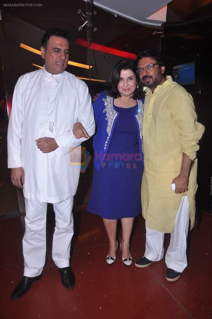 Farah Khan, Boman Irani, Sanjay Leela Bhansali at Shirin Farhad Ki toh Nikal Padi first look in Cinemax, Mumbai on 30th May 2012