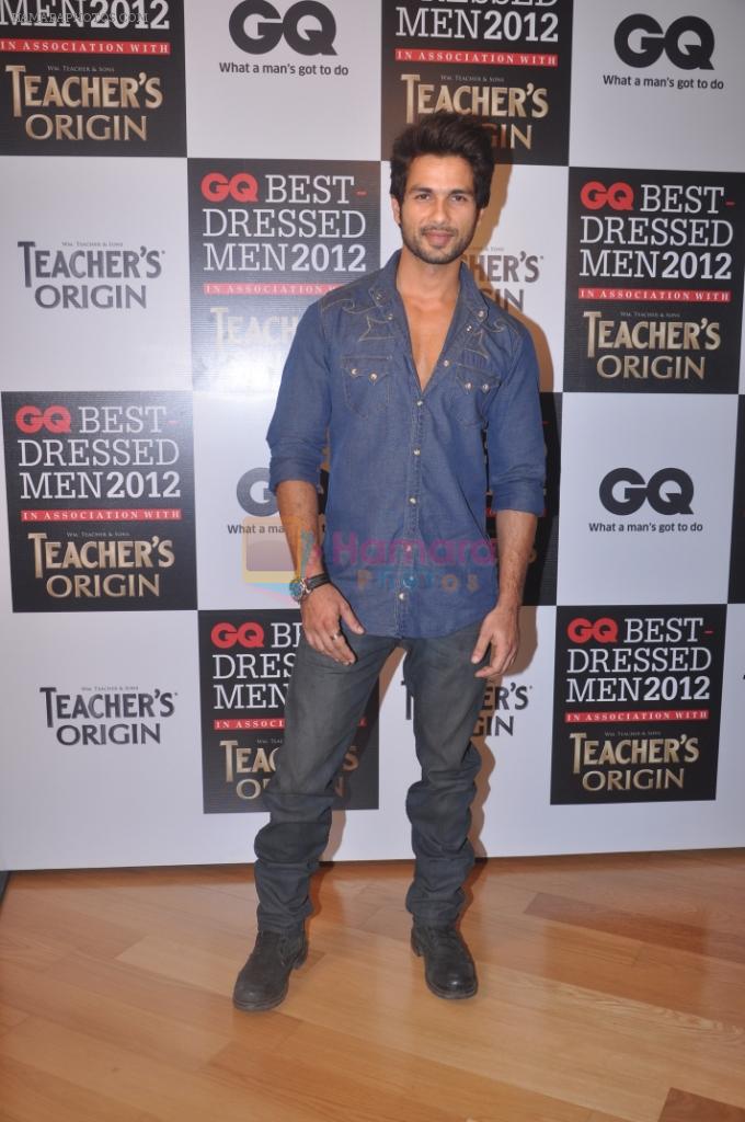 Shahid Kapoor at the GQ Best Dressed Event