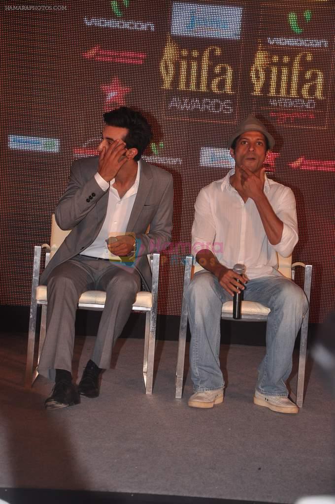Ranbir Kapoor, Farhan Akhtar at Jaypee IIFA Awards press meet on 1st June 2012