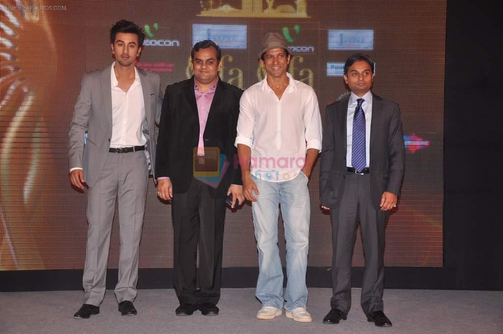 Ranbir Kapoor, Farhan Akhtar at Jaypee IIFA Awards press meet on 1st June 2012