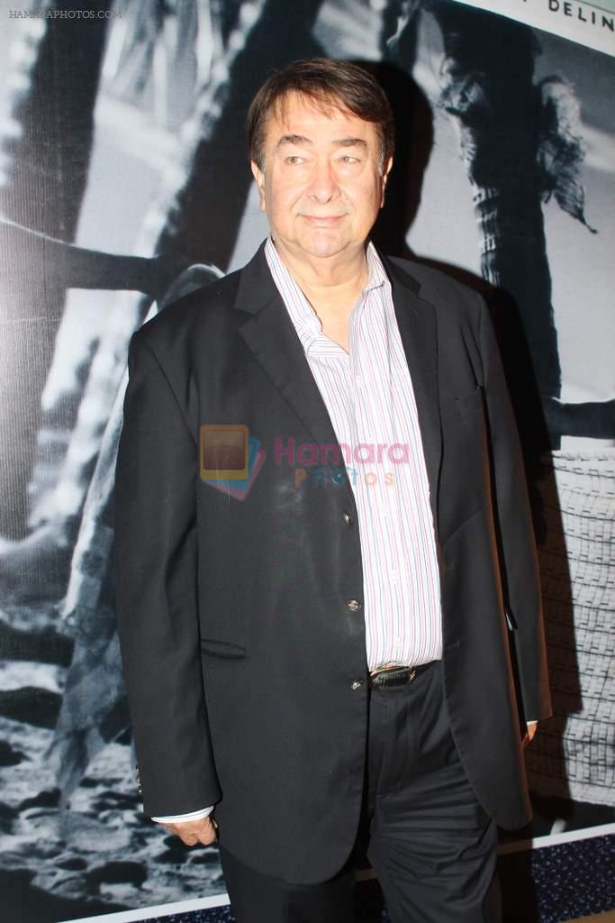 Randhir Kapoor at Awara film premiere in PVR on 2nd May 2012