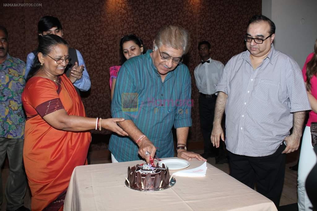 Anjan Shrivastava,Rajkumar Santoshi at Anjan Shrivastava birthday in Raheja Classic, Mumbai on 2nd May 2012