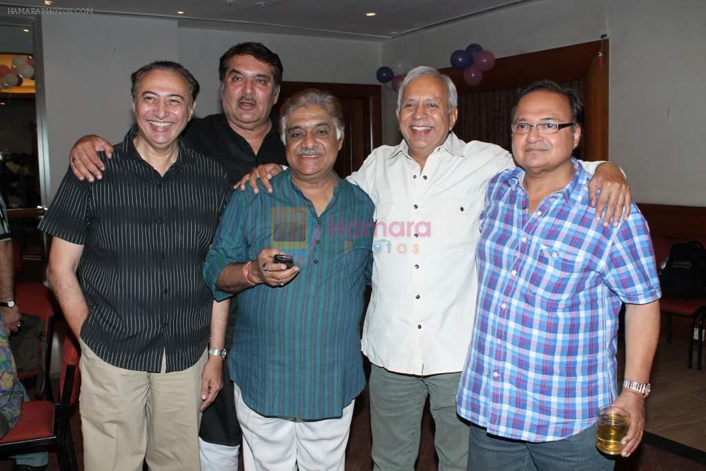 Anjan Shrivastava,Anang Desai, Raza Murad, Rakesh Bedi at Anjan Shrivastava birthday in Raheja Classic, Mumbai on 2nd May 2012