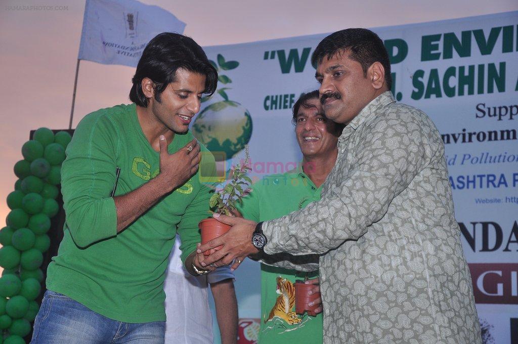 Chunky pandey at world environment day celebrations in Mumbai on 5th June 2012