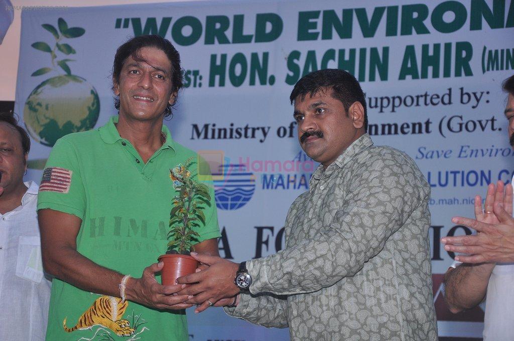 Chunky pandey at world environment day celebrations in Mumbai on 5th June 2012