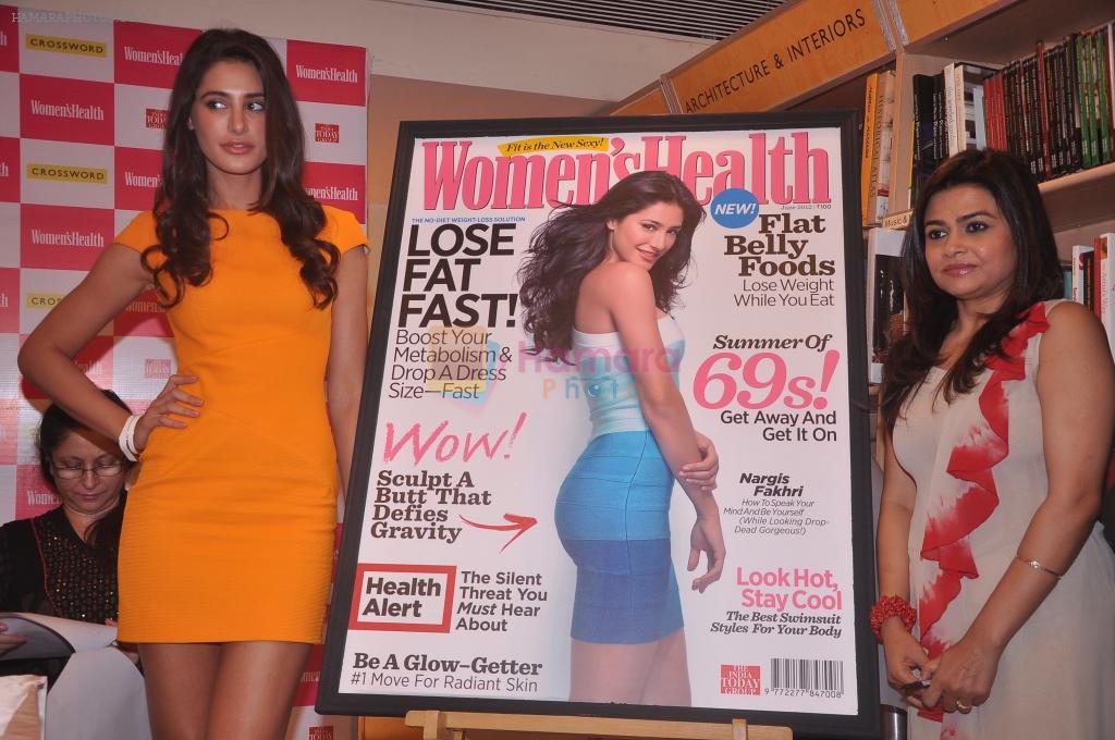 Nargis Fakhri unveils Women's Health Magazine June 2012 issue in Crossword, Juhu, Mumbai on 6th June 2012