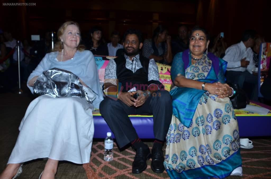 Resul Pookutty, Usha Uthup at the Music Workshop at IIFA 2012 in Singapore on 8th June 2012
