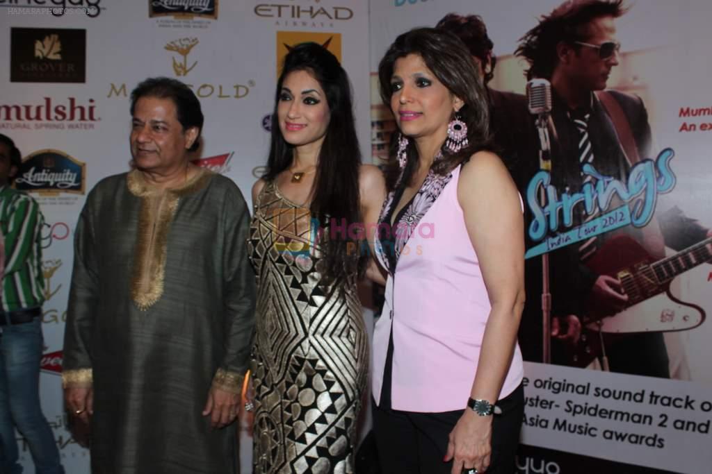 Anup Jalota, Lucky Morani, Bina Aziz at Strings India Tour 2012 live concert in ITC Grand Maratha on 9th June 2012