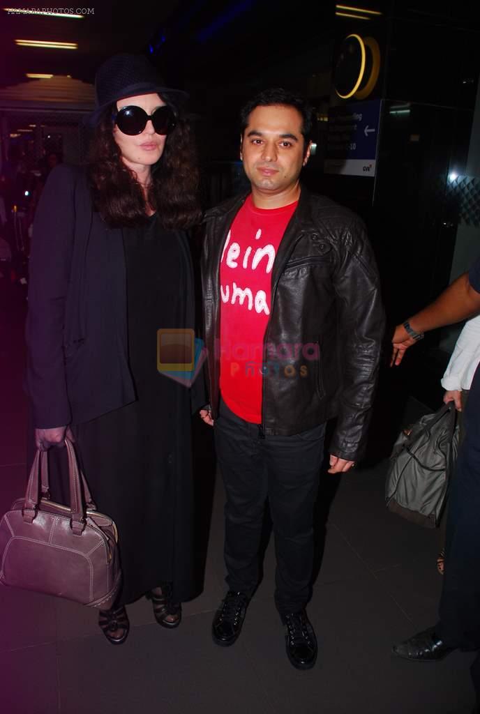 Prem Raj and Isabelle Adjani arrive from Paris in Mumbai on 10th June 2012
