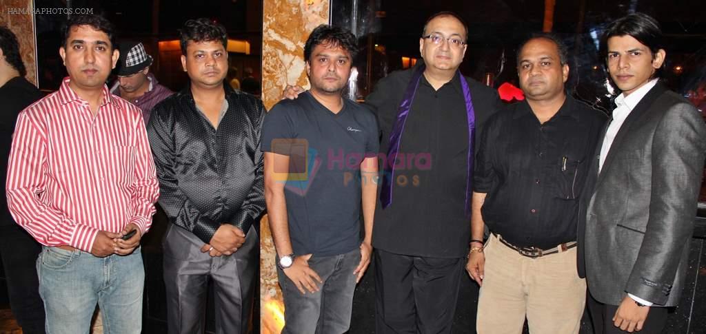 mahesh, dr umesh, kalim sheikh, viveck vaswani, pushpendra sharma of eros and aman khan at the launch announcement of 5F Films KARBALA directed by Kailm Sheikh in Mumbai on 13th June 2012