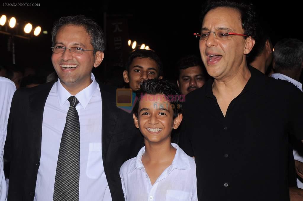 Vidhu Vinod Chopra, Rajesh Mapuskar, Ritvik Sahore at Ferrari Ki Sawari premiere in Mumbai on 14th June 2012