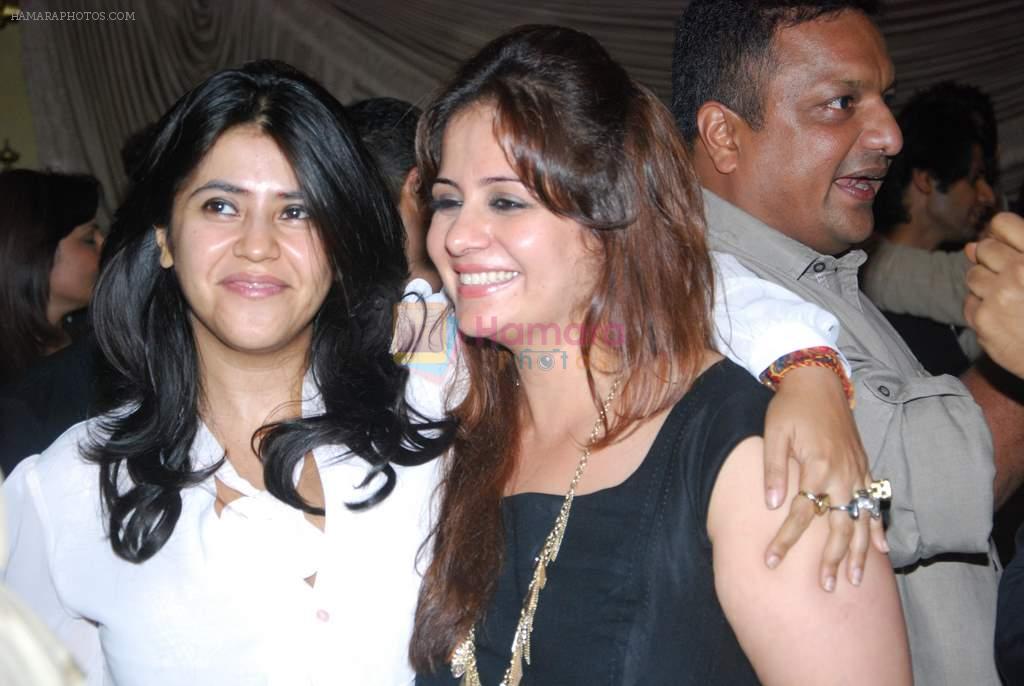 Ekta Kapoor at Mika's birthday bash in Juhu, Mumbai on 19th June 2012