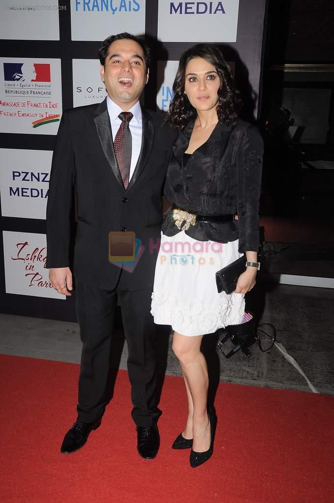 Preity Zinta, Prem R Soni at the launch of Ishq in Paris film in Trident, Mumbai on 19th June 2012