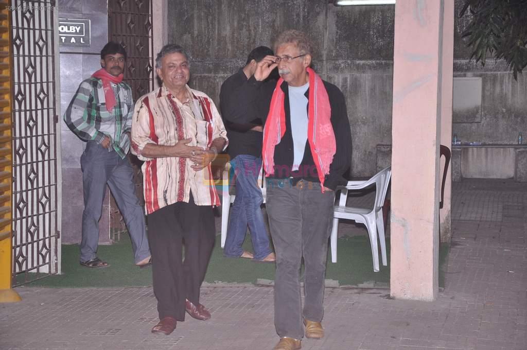 Naseeruddin Shah at Gangs Of Wasseypur screening in Ketnav, Mumbai on 19th June 2012