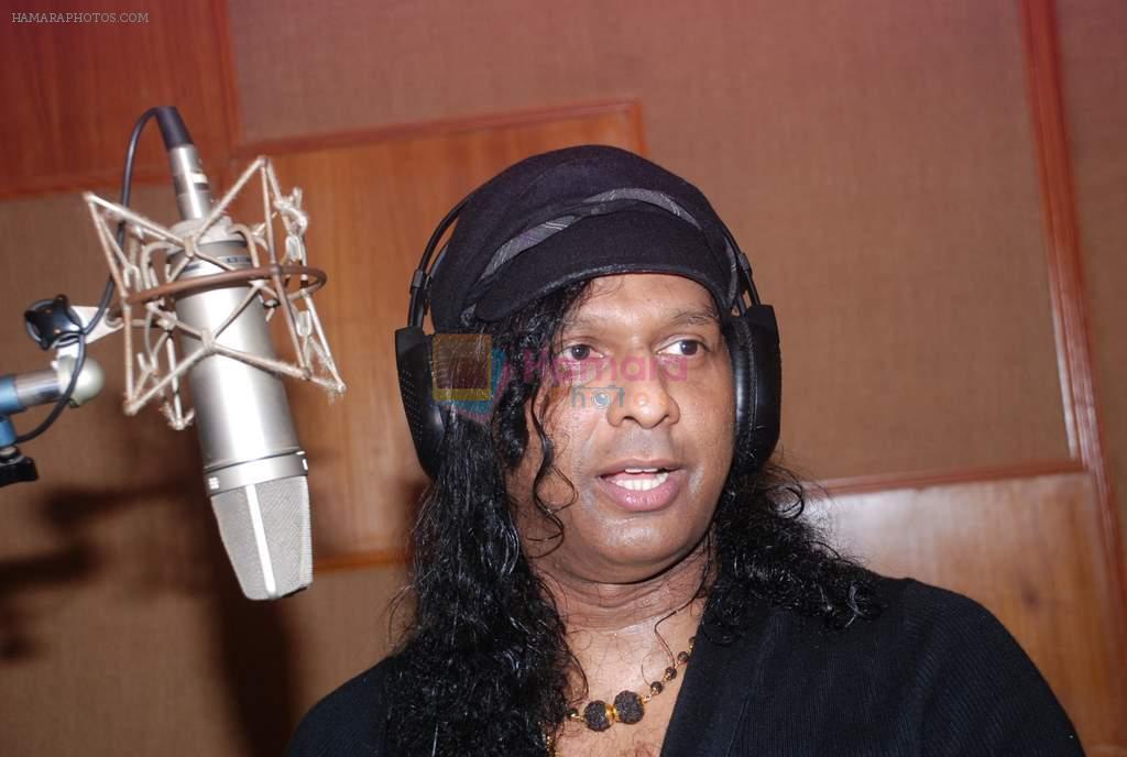 Aditya Shankar 1st song recording in AB Sound Andheri on 22nd June 2012