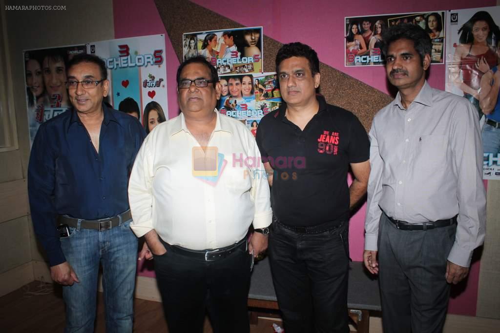 Ajai Sinha, Satish Kaushik, Daboo Malik, Pramod Sharma at the Audio Launch of film 3 bachelors in T Series, Mumbai on 22nd June 2012