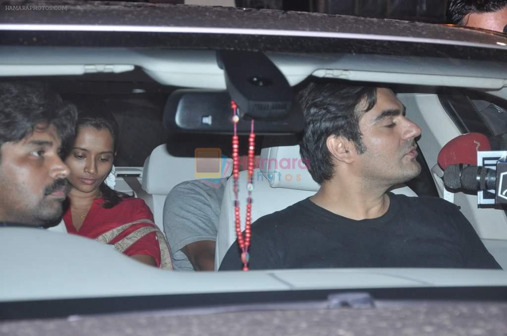 Arbaaz Khan at Filmcity and Lilavati Hospital when Fire on the sets of Dabbang 2 on 23rd June 2012