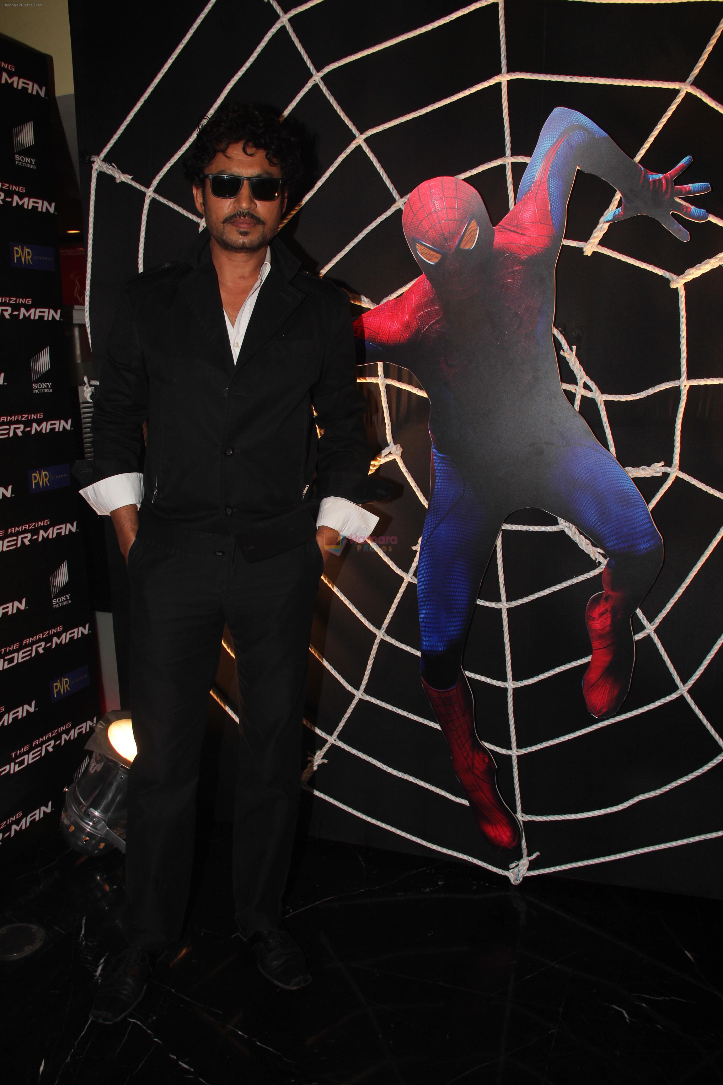 Irrfan Khan at The Amazing Spider-Man press conference in PVR on 23rd June 2012