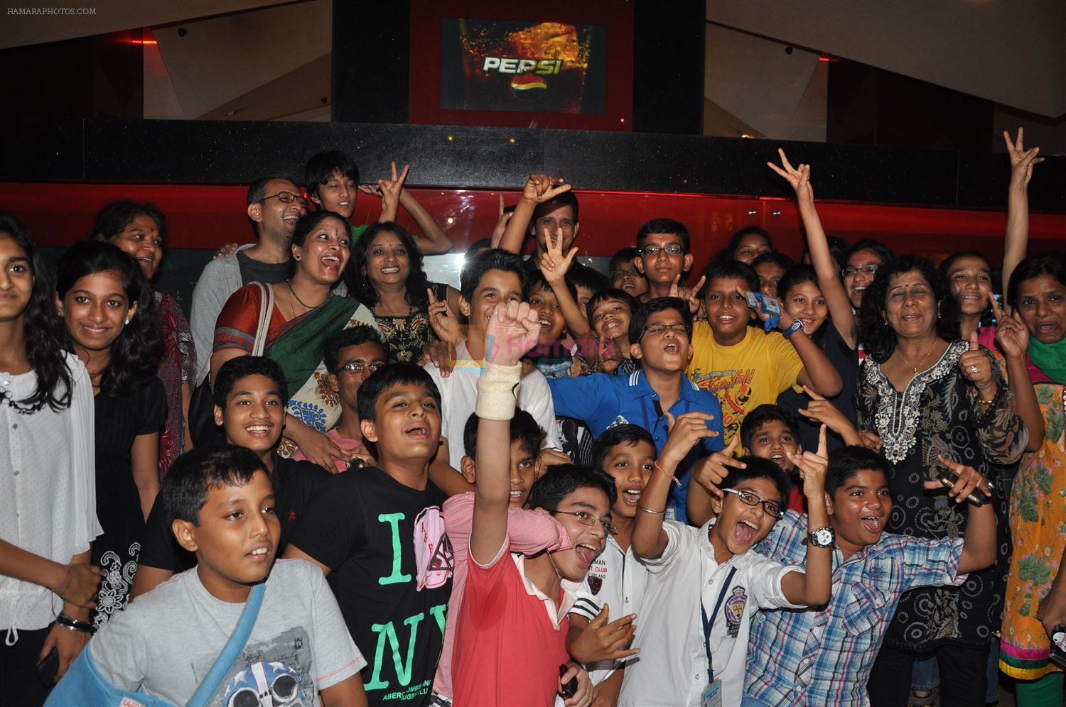 Sharman Joshi,Ritvik Sahore at Ferrari Ki Sawaari Kids Spl Screening in Mumbai on 24th June 2012